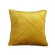 thumbnail image 2 of sweethay Funda de cojín de terciopelo, Simple, , grande, con celosía, Color sólido, funda de almohada nórdica, funda de cojines lavables, Suministros térmicos Amarillo, 2 of 6