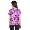 thumbnail image 5 of Moomaya WoMen's Printed Top T-shirt Casual Stretchable Jersey Top Short Sleeve Blouse, 5 of 9
