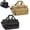Black+Khaki, variant on 14-Inch Heavy-Duty Canvas Tool Bag, Multi-function Large Capacity Tool Organizer Tote Bag with Adjustable Shoulder Strap and Ergonomic Handle for Electrician, Plumber, Handyman (Khaki)