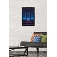thumbnail image 2 of Geometric Neon Wall Poster, 14.725" x 22.375", Framed, 2 of 6