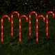 thumbnail image 3 of Luces solares para exteriores con bastón de caramelo, 21 pulgadas, Navidad iluminada, 11 Feliz Sencillez, 3 of 5