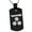 Black, variant on Stainless Steel Mouri Samurai Crest Engraved Dog Tag Pendant Necklace