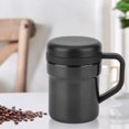 thumbnail image 4 of Taza de mezcla eléctrica automática eléctrica para café y leche, taza de enfriamiento con agitación automática, taza de leche inteligente HomeBlack, 4 of 9