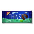 thumbnail image 3 of Oreo Thins Mint Creme Chocolate Sandwich Cookies (Pack of 3), 3 of 3