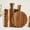 Wood Color, variant on 2 count Acacia Scalloped and Chopping Board with Handle Decorative Boards for Kitchen Wooden Charcuterie Boards Serving Tray for Cheese Meat Fruit Bread Baking