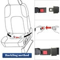 thumbnail image 5 of Universal Lap Seat Belt,KEPEAK Retractable 2 Point Safety Seat Belt Straps Car Vehicle Adjustable Belt Kit,Black, 5 of 10