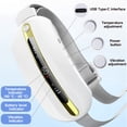 thumbnail image 4 of ALLJOY Cordless Heating Pad for Period Cramps, 6 Heat Setting, 3-Speed Vibration Massage, Birthday Christmas Gifts Girlfriend Mom Wife Women,White, 4 of 8