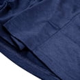 thumbnail image 7 of RYDCOT Men's Long Sleeve T-Shirt Slim Fit V Neck Base Shirts Stretch Tee Casual Warm Underwear Athletic Dark Blue, 7 of 7