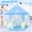 06-Frozen Tent with Large Snowflake Lights, variant on EVOIONOS Princess Tent for Girls Age 4-7, Princess Tent with Star Lights, Kids Play Tent for Girls Indoor, Princess Castle Playhouse Tent for Toddlers, Purple Princess Toy Tent 55x53 inch