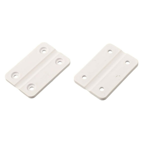 4pcs Replacement Hinges For Igloo Cooler Box White Plastic Hinges With Screws Smile Home