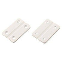 4pcs Replacement Hinges For Igloo Cooler Box White Plastic Hinges With Screws Smile Home