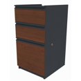 thumbnail image 1 of Bestar Prestige Plus 3 Drawer Pedestal in Bordeaux, 1 of 2
