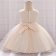 thumbnail image 4 of Otqutp Toddler Birthday Dress Kids Toddler Baby Girls Spring Summer Solid Tulle Ruffle Sleeveless Princess Dress for 0 to 24 Months, 4 of 8