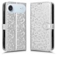 thumbnail image 4 of Polka Dot Wallet Case iPhone Air Card Slots, Wrist Strap & Stand Silver, 4 of 6