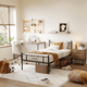 thumbnail image 2 of Cama Individual Base de Cama Plegable LONITA BLANCO FurnitureR Individual, 2 of 6