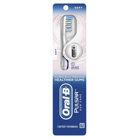 Oral-B Pulsar Gum Care Battery Powered Toothbrush, Soft, 1