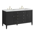thumbnail image 7 of James Martin Vanities 485-V60D-BW-3ENC Myrrin 60" Double Basin Wood Vanity Set - White, 7 of 7