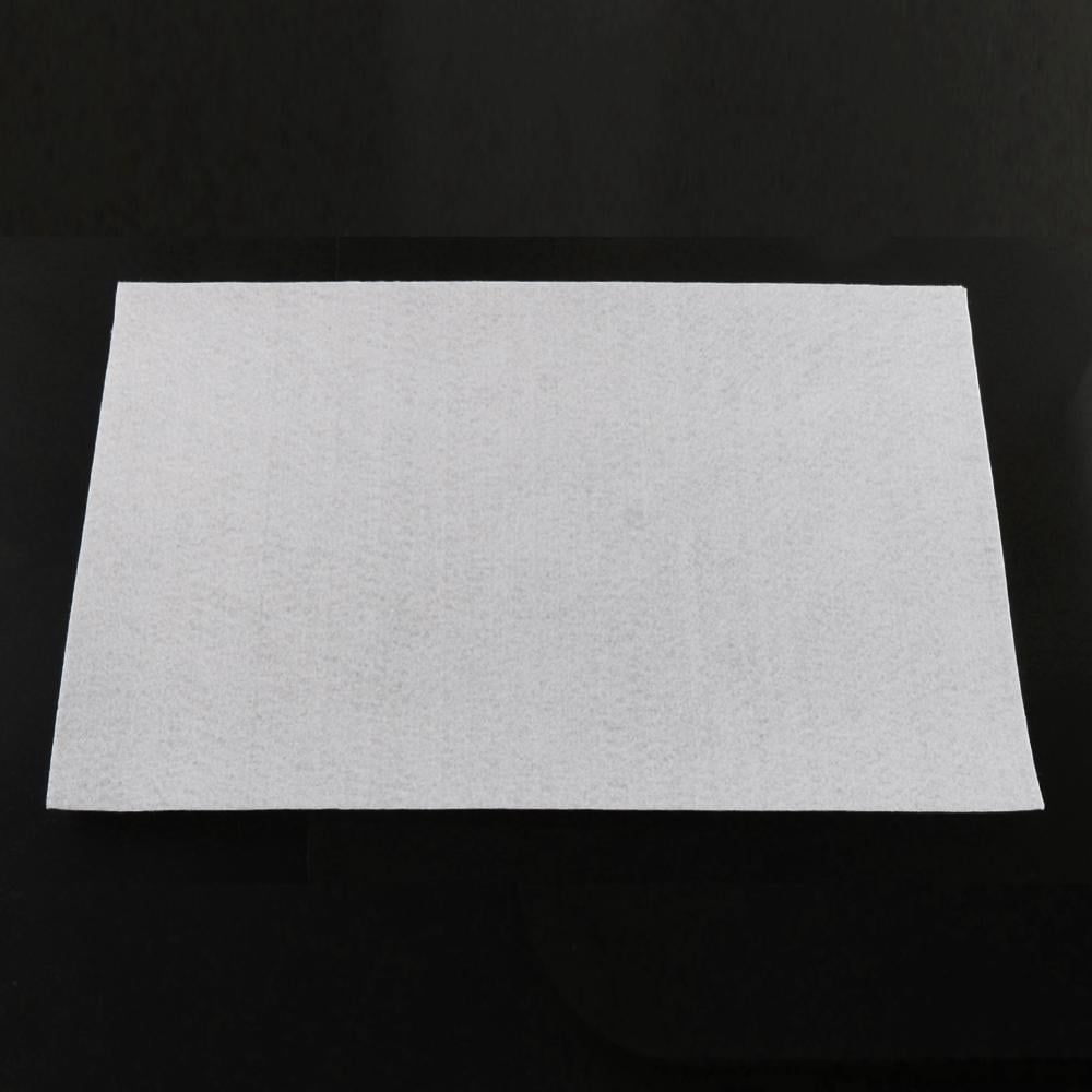 1 bag Non Woven Fabric Embroidery Needle Felt for DIY Crafts Square WhiteSmoke 298~300x298~300x1mm 50pcs/bag