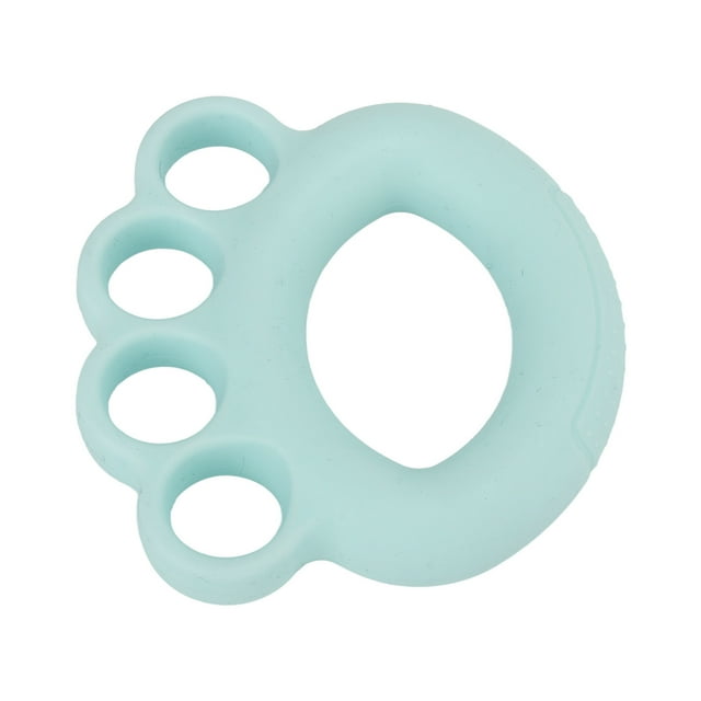 Finger Strength Trainer Hand Grip Exerciser Strengthener Silicone for Children AdultCyan