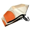 thumbnail image 6 of FORMRS Travel Umbrella Folding Auto Open Close Windproof Rain UV Protection, Orange Geometric Circles, 6 of 8