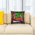 thumbnail image 2 of 3drose, Woody Classic Surfing Car, 16x16 inch Pillow Case, 2 of 5