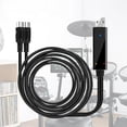 thumbnail image 2 of 2m Keyboard Recording Editing Cable Usb To Midi Electric Piano Converter Cable, 2 of 2