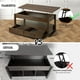 thumbnail image 5 of Mesa De Centro De Madera Rustica Elevable 2 Cajones Abatible, 5 of 6