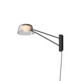 thumbnail image 6 of Sonneman 2030.25W Ray 6" Tall Led Short Wall Sconce - Satin Black / Opal White, 6 of 7