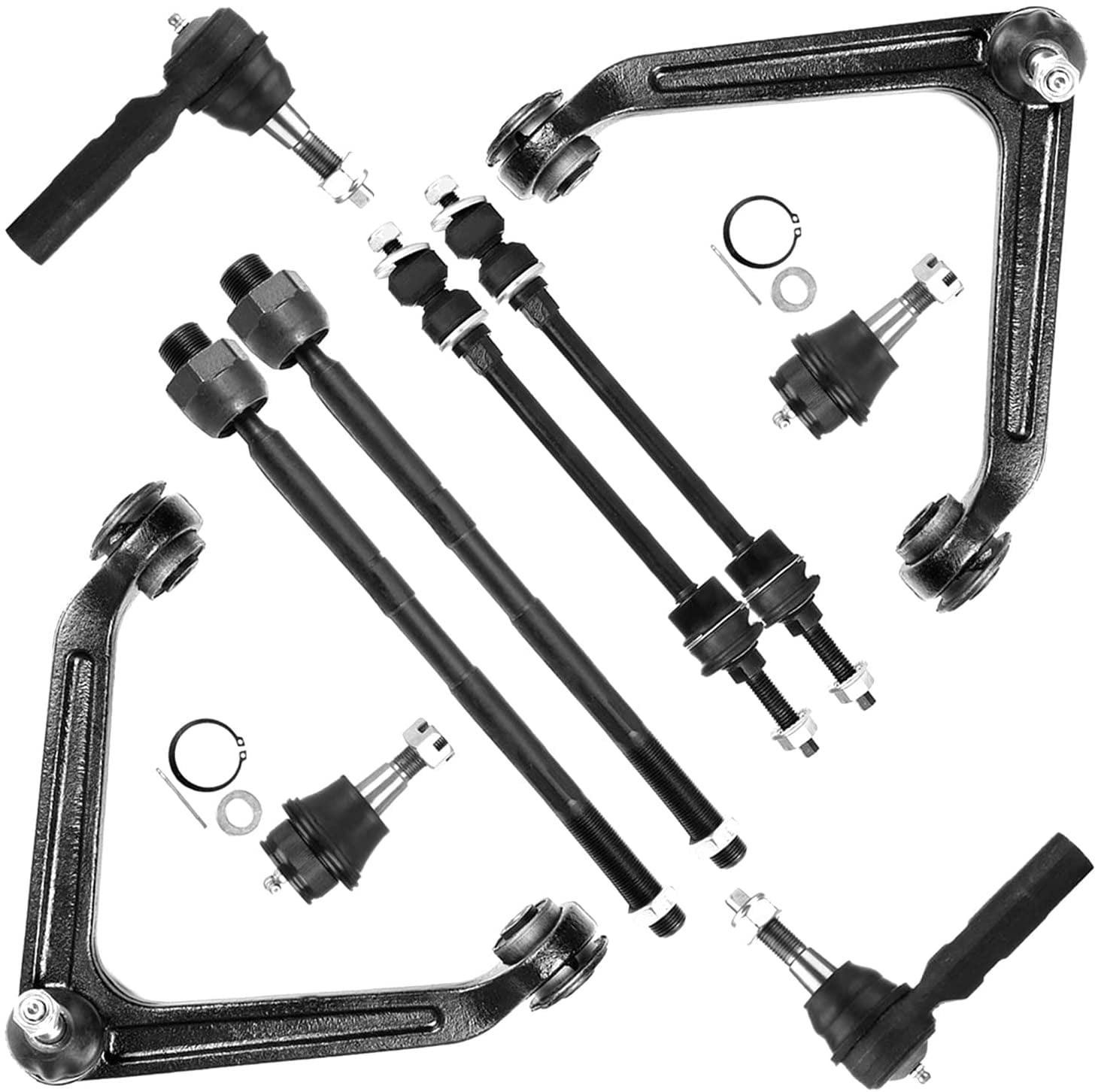 Dodge Ram 1500 Control Arm Kit Front Suspension Control Arm &amp; Ball Joint Kit For 2002-2005 Dodge Ram 1500 4WD &ndash; 8-Piece 2003 Dodge Ram 1500 Front Suspension Kit
