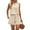 Apricot, variant on XBASW Womens Shorts Cotton Linen Outfit Sleeveless Crewneck Tank Tops + Drawsting Wide Leg Shorts Summer Set S -XL