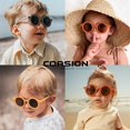 thumbnail image 2 of Gafas de sol COASION lindas redondas para niños con protección UV400, de 2 a 10 años, 2 of 6