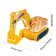 thumbnail image 3 of Children's Universal Transparent Gear Mining Toy Car Lighting Engineering Vehicle Simulation Model Holiday Gift, 3 of 6