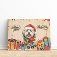 thumbnail image 3 of Merry Christmas Santa Havanese Scarf Twinkling Lights Xmas Holiday Horizontal Matte Canvas Poster Havanese Dog Lover Gifts Idea Wall Art Home Decor - 00022, 3 of 5