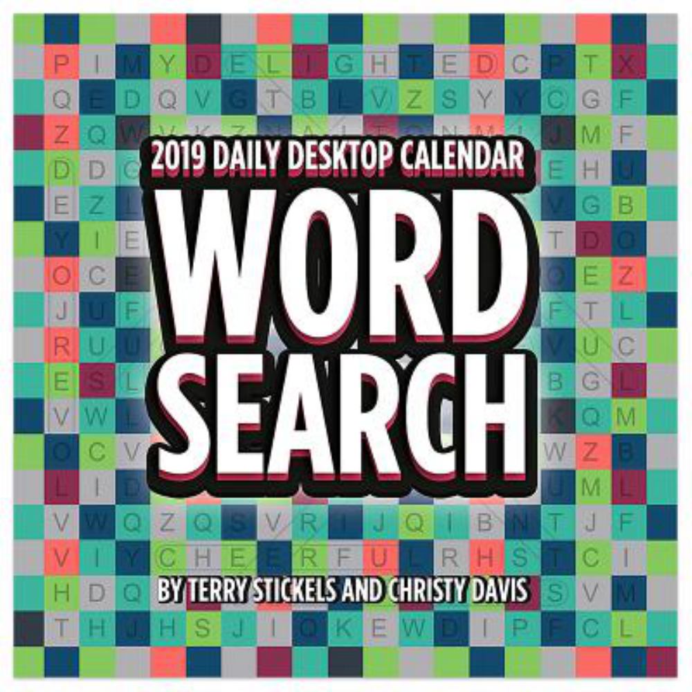2019 WORD SEARCH BOX CALE
