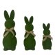 thumbnail image 2 of Decoraciones de Pascua, adornos de Pascua, regalos de Pascua, 3 piezas de decoraciones de conejo de Pascua flocado simulado, adornos de escritorio, decoraciones de escena de fiesta de Pascua, muñeco d, 2 of 9