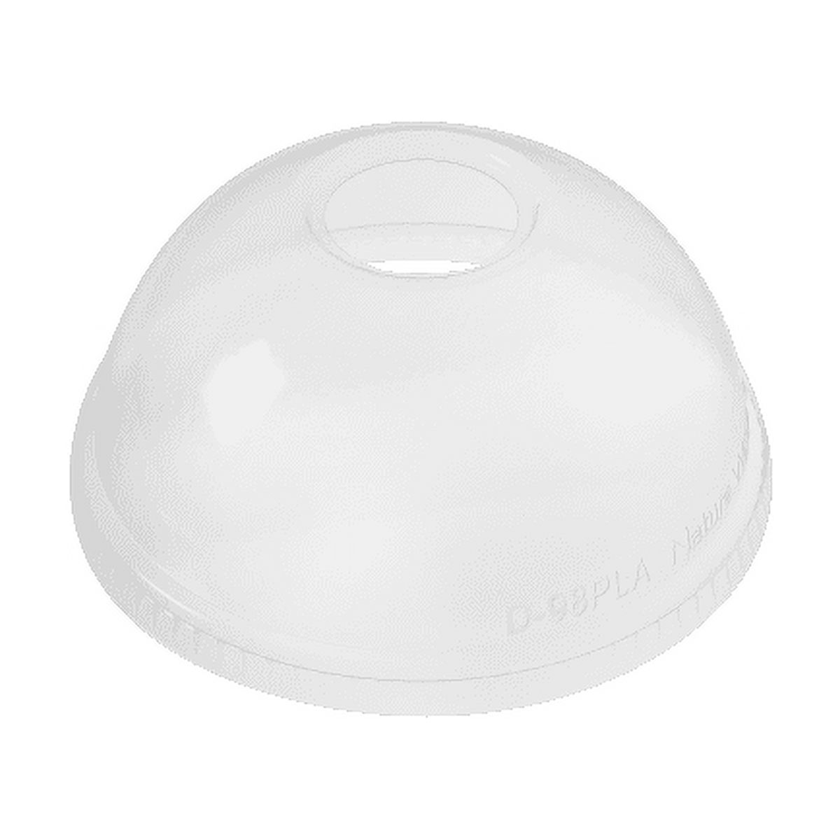 Karat 104.5mm PET Plastic Flat Lids – 600 Count, C-KCL1045 – Round, Clear, Commercial Grade