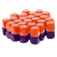 thumbnail image 1 of 50 Piezas De Dados En Blanco Opacos D6 Para Juegos De Fiesta D&D RPG Púrpura + Naranja Sunnimix Juego de mesa dados juguetes, 1 of 6