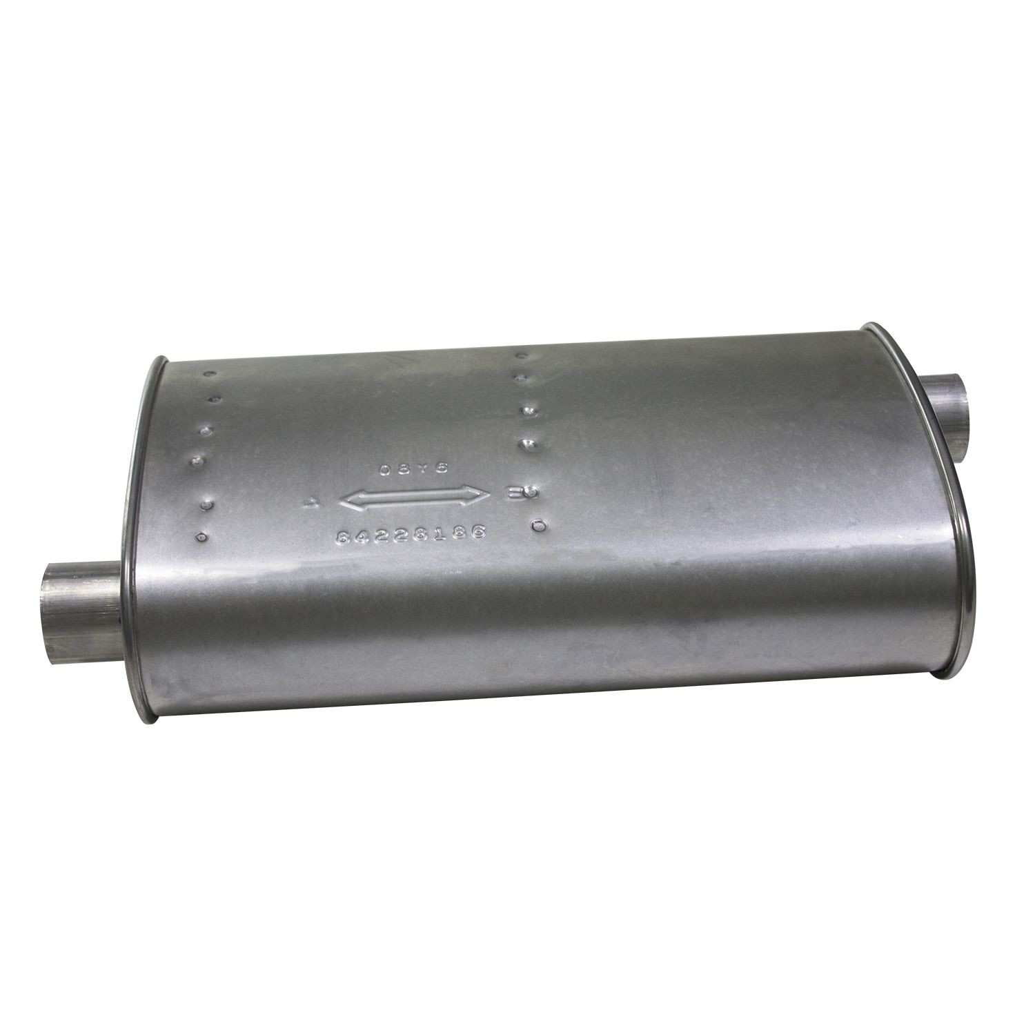 MagnaFlow 18146 4 Round Center/Center Glasspack Performance Mufflers - Set of 2