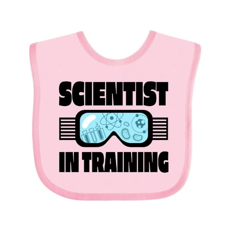 

Inktastic Scientist in Training Goggles Gift Baby Boy or Baby Girl Bib