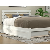 AFI Twin XL Trundle Bed in White