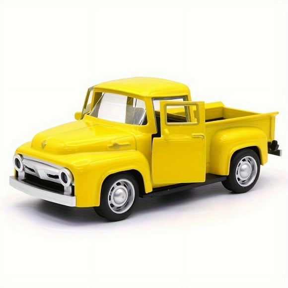 QJUHUNG 1 32 Alloy Vintage Pickup Truck Model Toy for Children Pendulum Parts Christmas & Halloween Gift