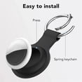 thumbnail image 4 of Waterproof Silicone Air Tags-4 Pack Sale Apple Shockproof GPS Tracker Holder Dog Collar Airtag Case Keychain Air Tag Cover Finders Accessories for Pets,Kids,Luggages, 4 of 14