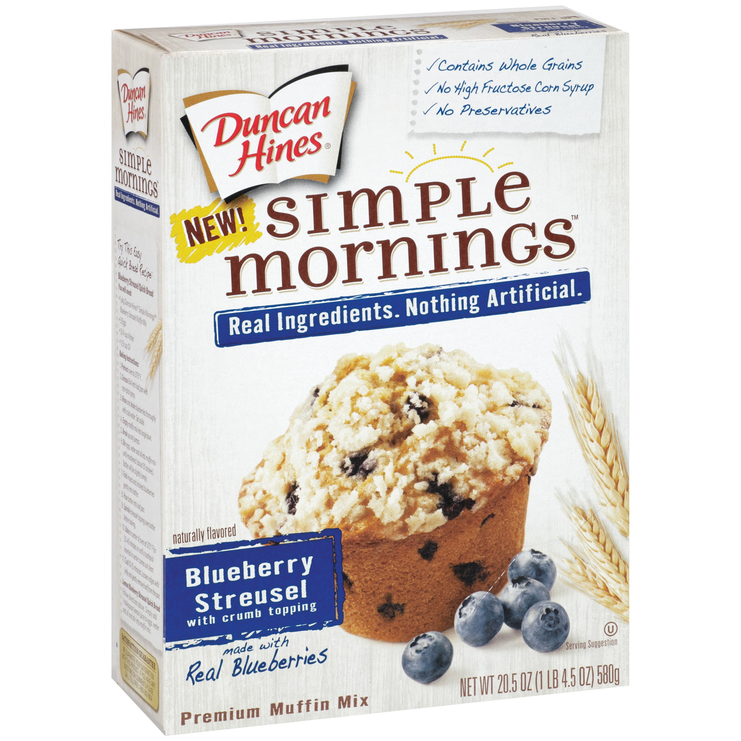 Duncan Hines Blueberry Streusel Premium Muffin Mix, 21.5 oz by Pinnacle Foods Group LLC