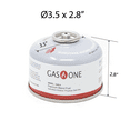 thumbnail image 2 of GasOne Isobutane Butane-Propane Gas Mix 4 oz Camping Stove Replacement Fuel, 2 of 7
