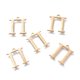 thumbnail image 1 of 304 Stainless Steel Charms Greek Alphabet Golden Letter.P 14x12.5x1mm Hole: 1.2mm, 1 of 2