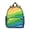 Geometric Wave Blue, variant on Geometric Square White Pattern Backpack for School, Cute School Bag with Adjustable Shoulder Straps and Padded Back, 13.8"x11.4"x6"
