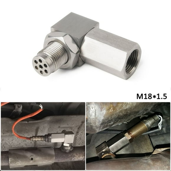 JUNWELL O₂ Sensor Spacer Adapter 90 Degree Connector Adapter M18x1.5 Universal
