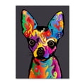 thumbnail image 2 of Trademark Fine Art "Chihuahua Dog Grey" Canvas Art by Michael Tompsett, 2 of 3