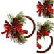 thumbnail image 5 of Guirnalda de mimbre natural redonda, decoración de guirnaldas, guirnalda floral DIY, decoración de bodas, Navidad, marco de flores secas, accesorios artesanales, 5 of 5