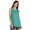Heather Teal Blue, variant on Inkmeso WoMen's Solid Sleeveless Tank Tops Scoop Neck Summer T-shirt Casual Tee